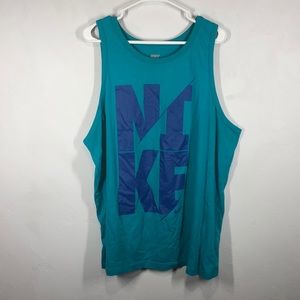 Nike slim fit aqua tank size xxl